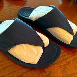 Abeo navy sandals size 8.5